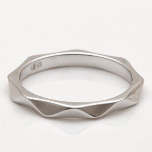 Sterling Silver Ring Stamped 925, Sz 6.25, Simple Dainty Silver Ring